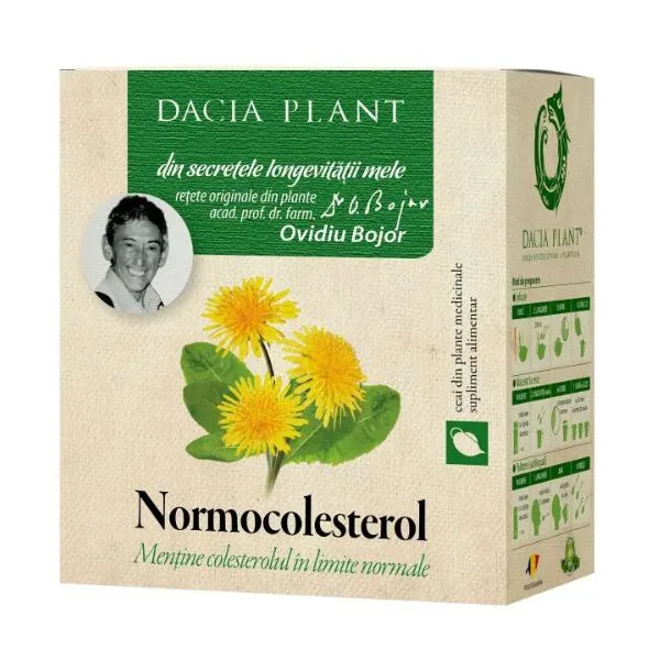 Ceai Normocolesterol 50g DACIA PLANT — preț și oferte