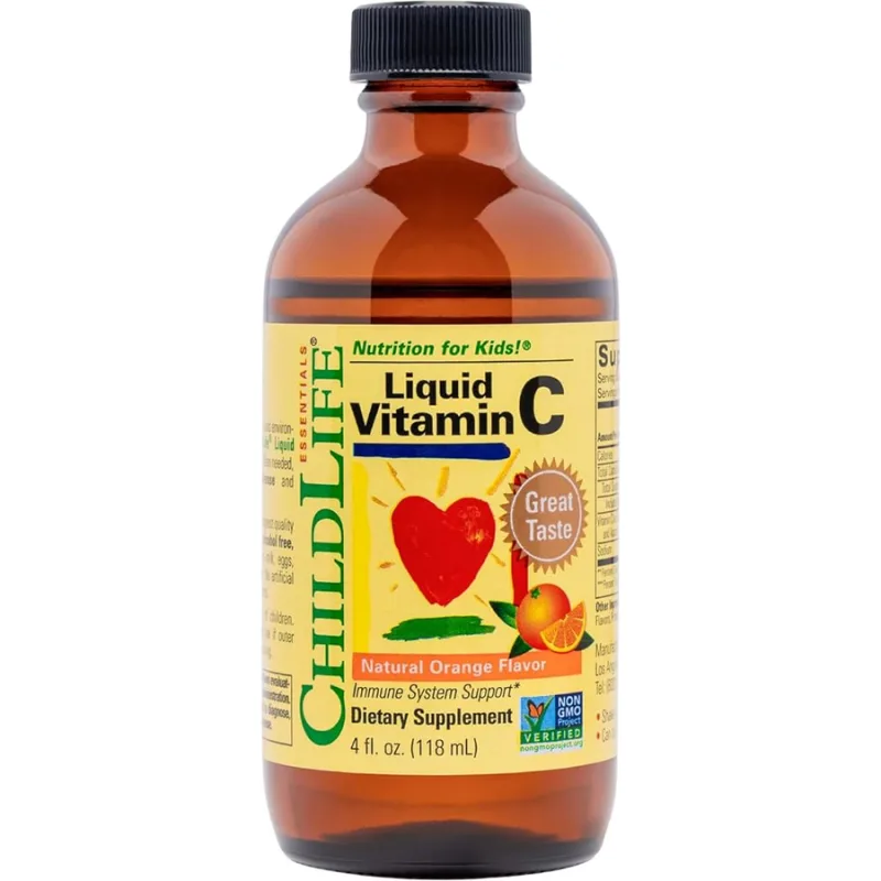 Vitamina C 250mg pentru Copii 118ml Secom, CHILDLIFE ESSENTIALS — preț și oferte