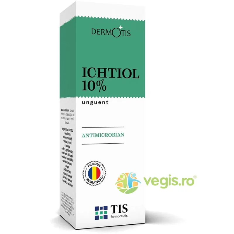Unguent Ichtiol 10% Dermotis 25ml TIS FARMACEUTIC — preț și oferte