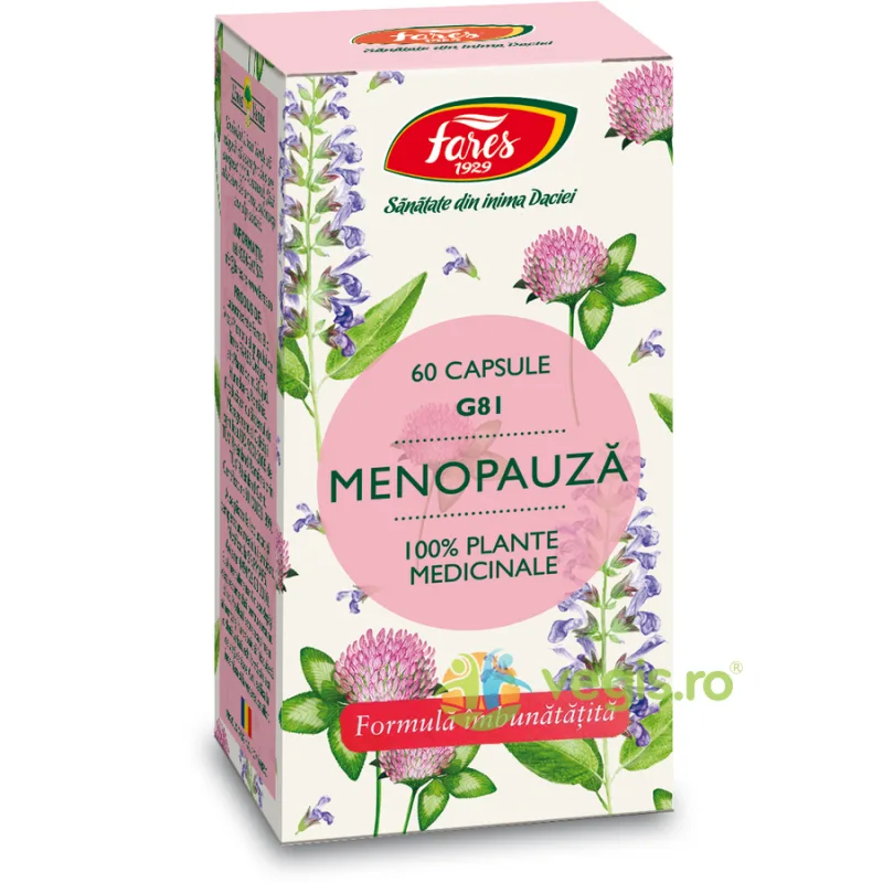Menopauza (G81) 60cps FARES — preț și oferte
