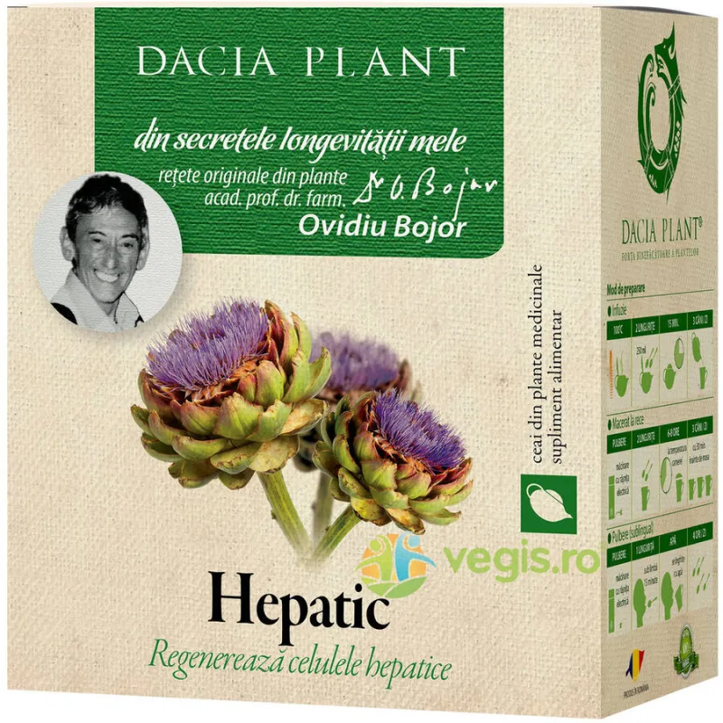 Ceai Hepatic 50g DACIA PLANT — preț și oferte