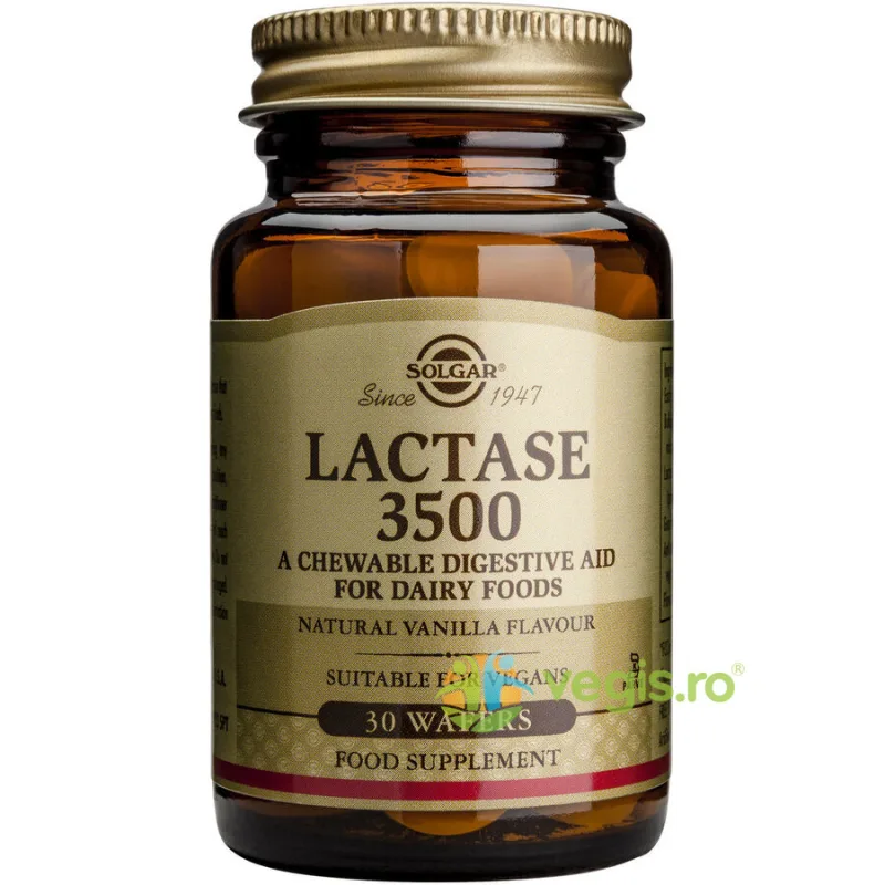 Lactase 3500 30tb Masticabile (Lactaza) SOLGAR — preț și oferte