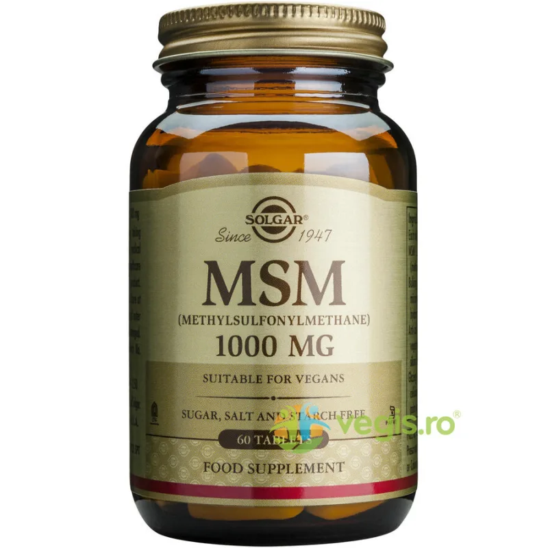 MSM 1000mg 60tb (Metilsulfonilmetan) SOLGAR — preț și oferte