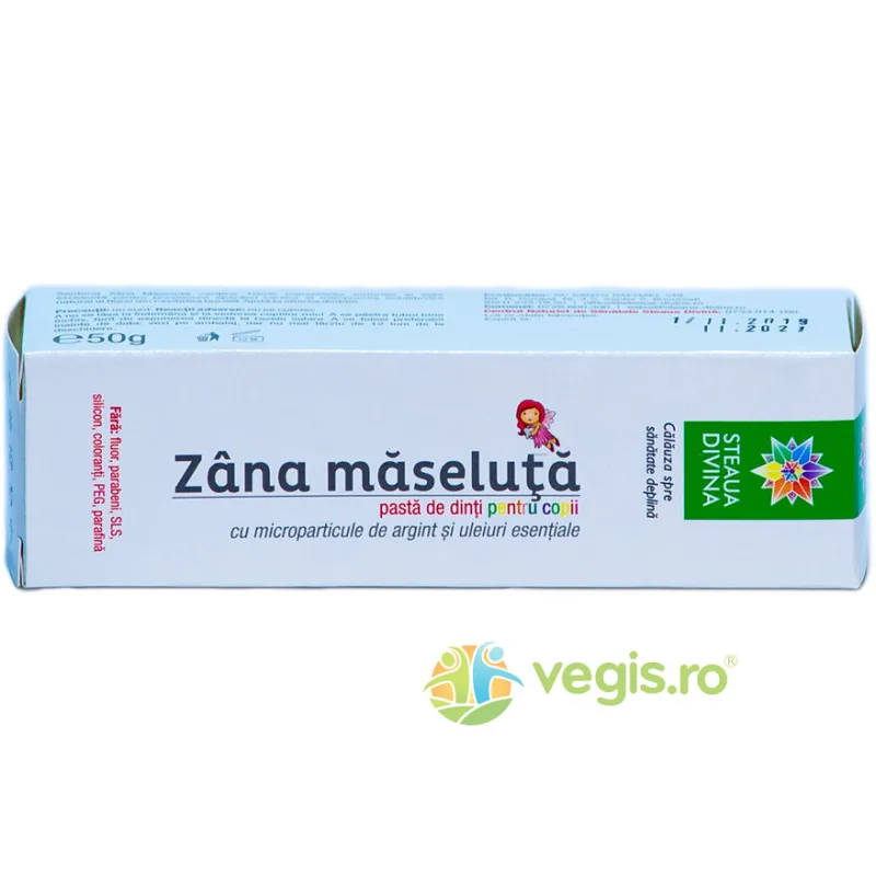 Pasta Dinti Zana Maseluta Copii 50g STEAUA&nbsp;DIVINA — preț și oferte