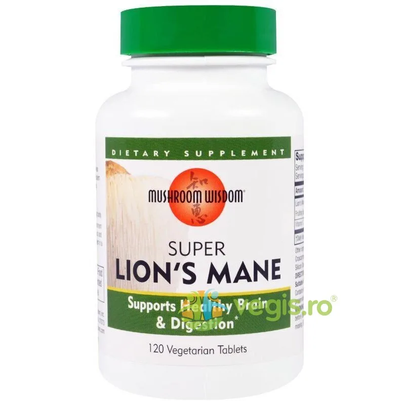 Super Lion's Mane 120cpr Secom, MUSHROOM&nbsp;WISDOM — preț și oferte