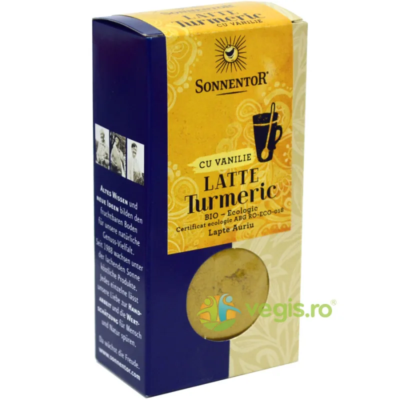 Latte Turmeric cu Vanilie Ecologic/Bio 60g SONNENTOR — preț și oferte
