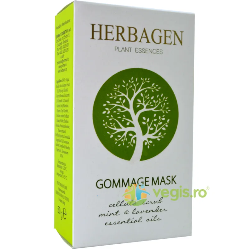 Masca Faciala Gommaj Cellulo Scrub 50ml Herbagen — preț și oferte
