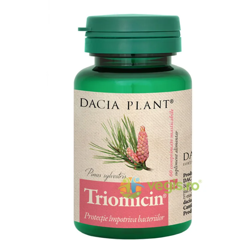 Triomicin 60Cpr Masticabile DACIA PLANT — preț și oferte
