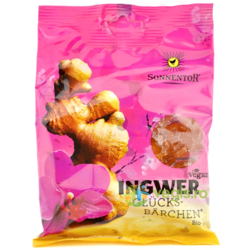 Ursuleti Vegani cu Ghimbir - Sansa Vietii Ecologici/Bio 100g SONNENTOR — preț și oferte