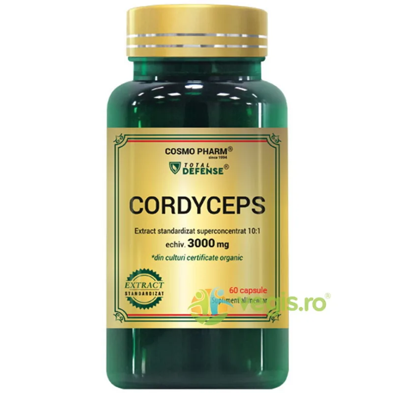 Cordyceps 3000mg Total Defense 60cps COSMO PHARM — preț și oferte