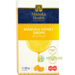Bomboane cu Miere de Manuka MGO™ 400+ si Lamaie 65g