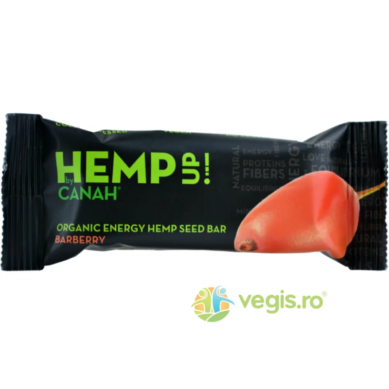 Baton Din Seminte De Canepa si Agrise Hemp Up Ecologic/Bio 48gr Canah — preț și oferte