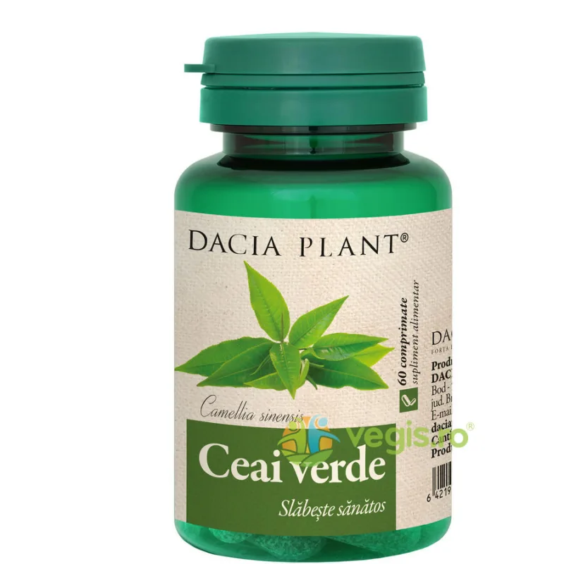 Ceai Verde 60Cpr DACIA PLANT — preț și oferte