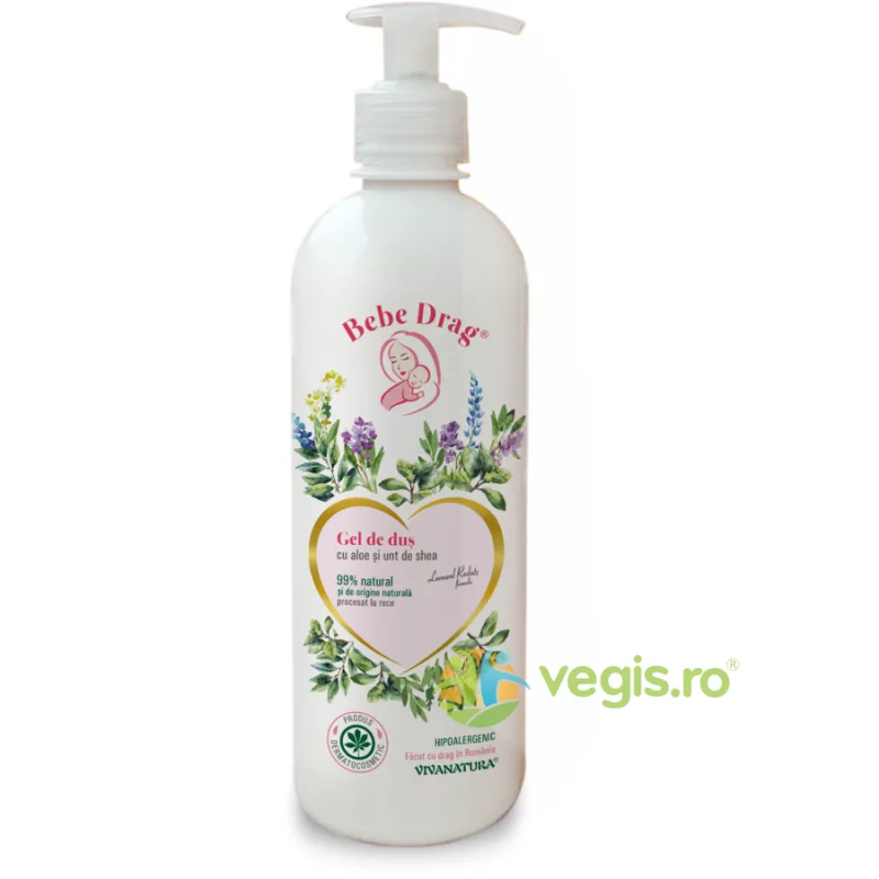 Gel de Dus Bebe Drag cu Aloe si Unt de Shea 500ml VIVA&nbsp;NATURA — preț și oferte