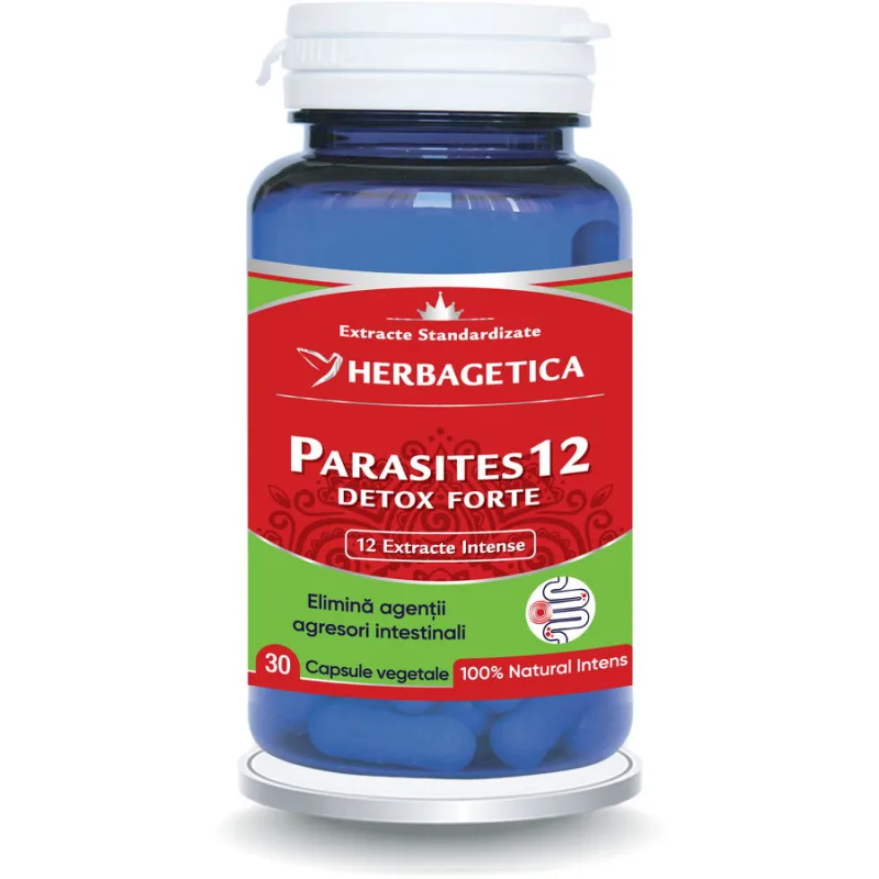 Parasites 12 Detox Forte 30cps — preț și oferte