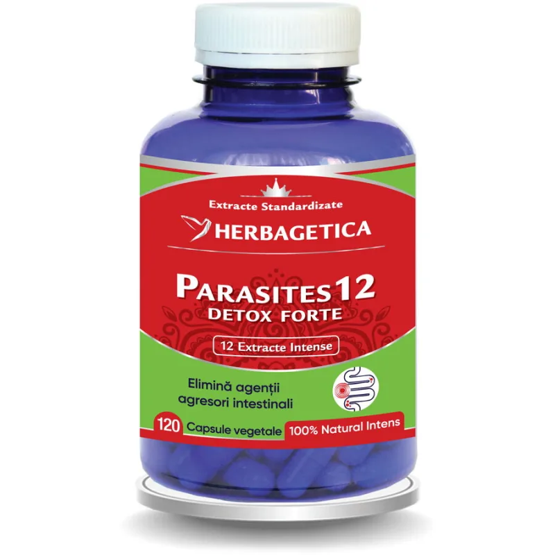 Parasites 12 Detox Forte 120Cps — preț și oferte
