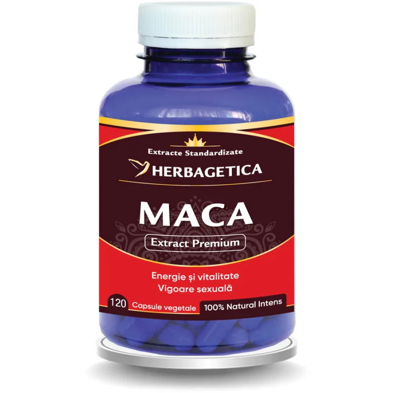 Maca 120cps HERBAGETICA — preț și oferte