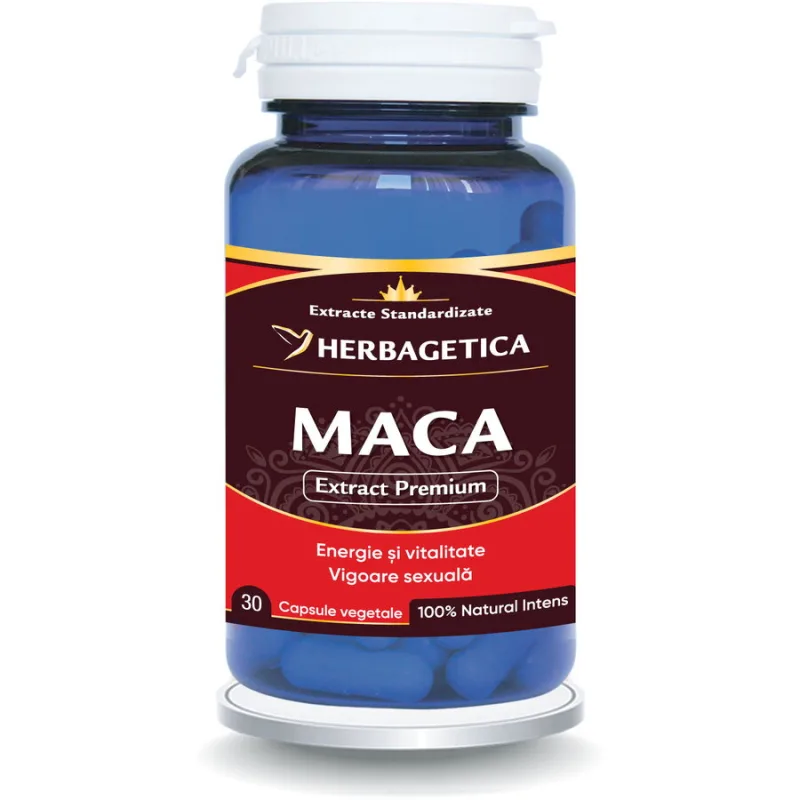 Maca 30cps HERBAGETICA — preț și oferte