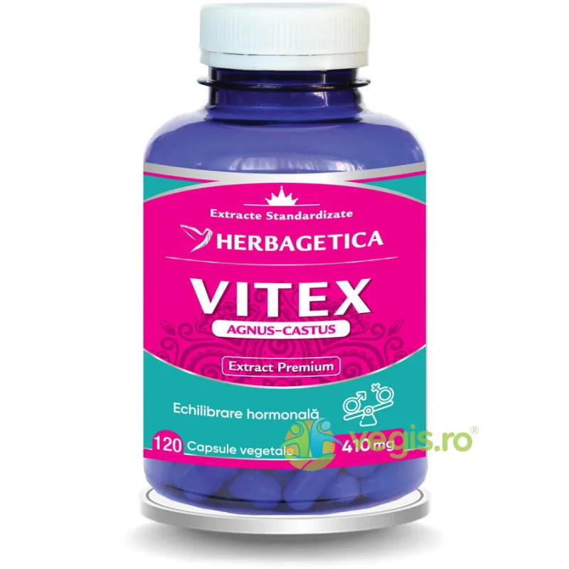 Vitex 120cps HERBAGETICA — preț și oferte