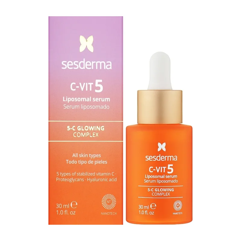 Ser lipozomal cu 5 tipuri de vitamina C C-VIT, 30 ml, Sesderma — preț și oferte