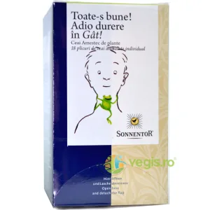 Ceai Toate-s Bune Adio Durere in Gat Ecologic/Bio 18dz
