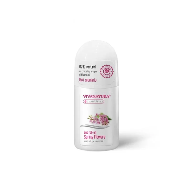 Deo Roll-on natural Spring, 50 ml, VivaNatura — preț și oferte
