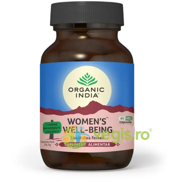 WWB (Women's Well-Being) Sanatatea Femeii 60cps veg ORGANIC INDIA — preț și oferte