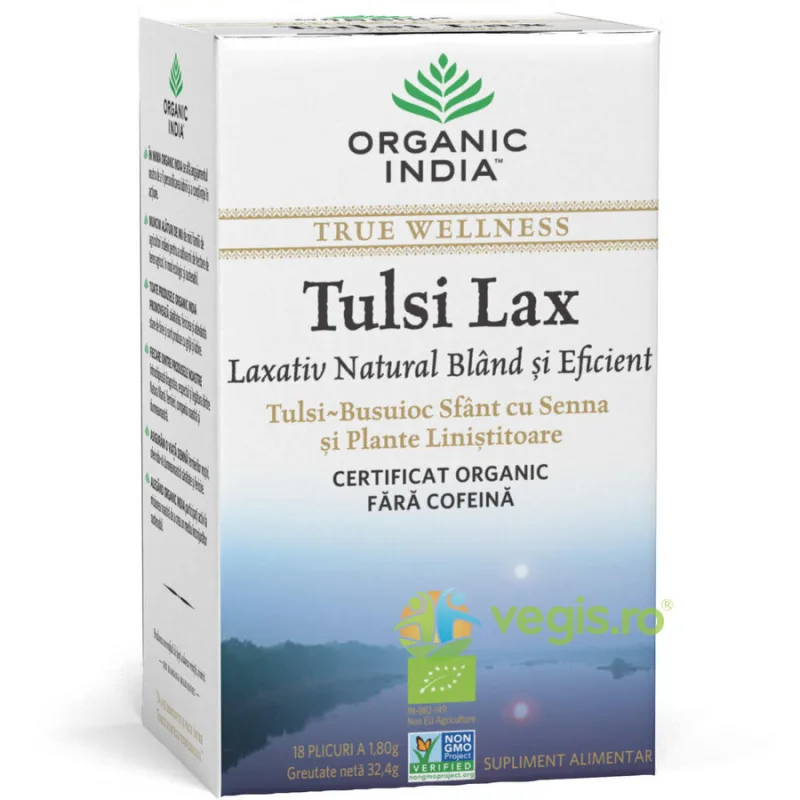 Ceai Tulsi Lax Ecologic/Bio 18pl ORGANIC INDIA — preț și oferte