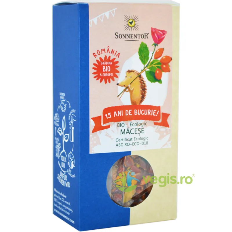 Ceai din Fructe de Macese Ecologic/Bio 100gr SONNENTOR — preț și oferte