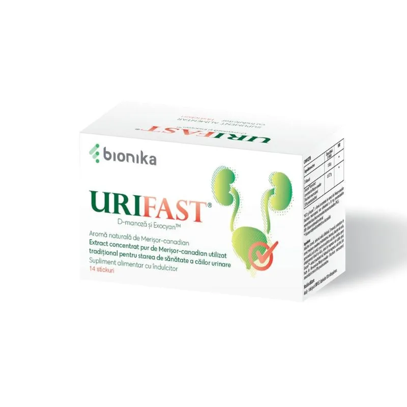 Urifast, 14 stickuri BIONIKA PHARMACEUTICALS — preț și oferte
