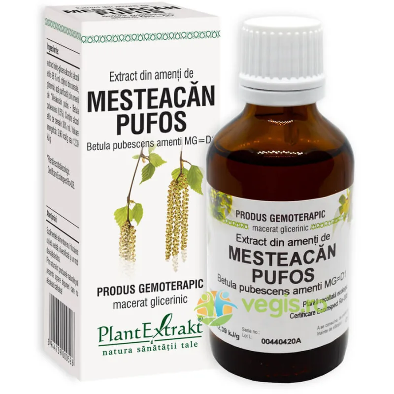 Extract din Amenti de Mesteacan Pufos 50ml PLANTEXTRAKT — preț și oferte
