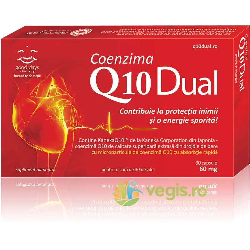 Coenzima Q10 Dual 30cps Good Days Therapy, BIOPOL — preț și oferte