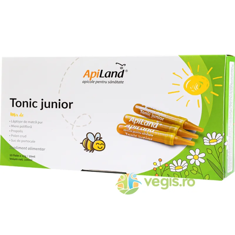 Tonic Junior 10 fiole APILAND — preț și oferte