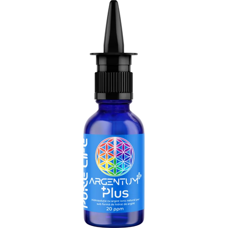 Argentum PLUS 20ppm Pulverizator Nazal 30ml PURE LIFE — preț și oferte