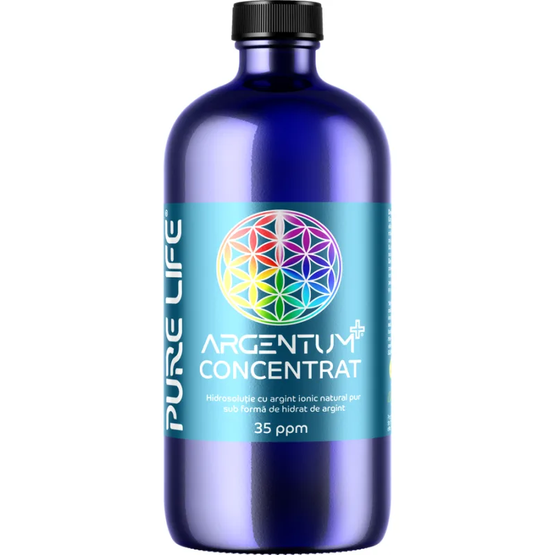 Argentum CONCENTRAT 35ppm 480ml PURE LIFE — preț și oferte