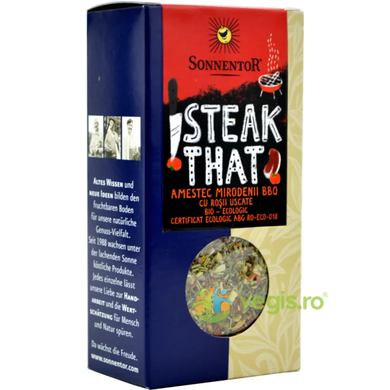 Amestec de Condimente pentru Gratar - Steak That Ecologic/Bio 50g SONNENTOR — preț și oferte