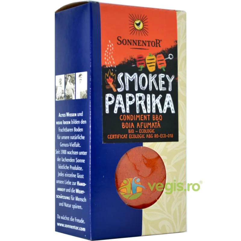 Amestec de Condimente pentru Gratar - Smokey Paprika Ecologic/Bio 50g SONNENTOR — preț și oferte