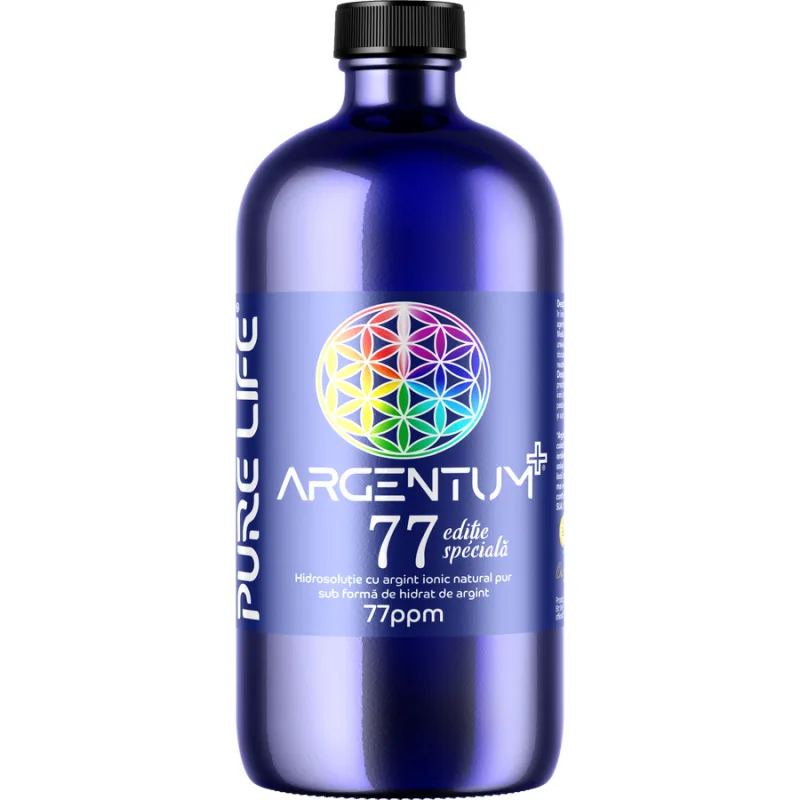 Argentum 77ppm 480ml PURE LIFE — preț și oferte
