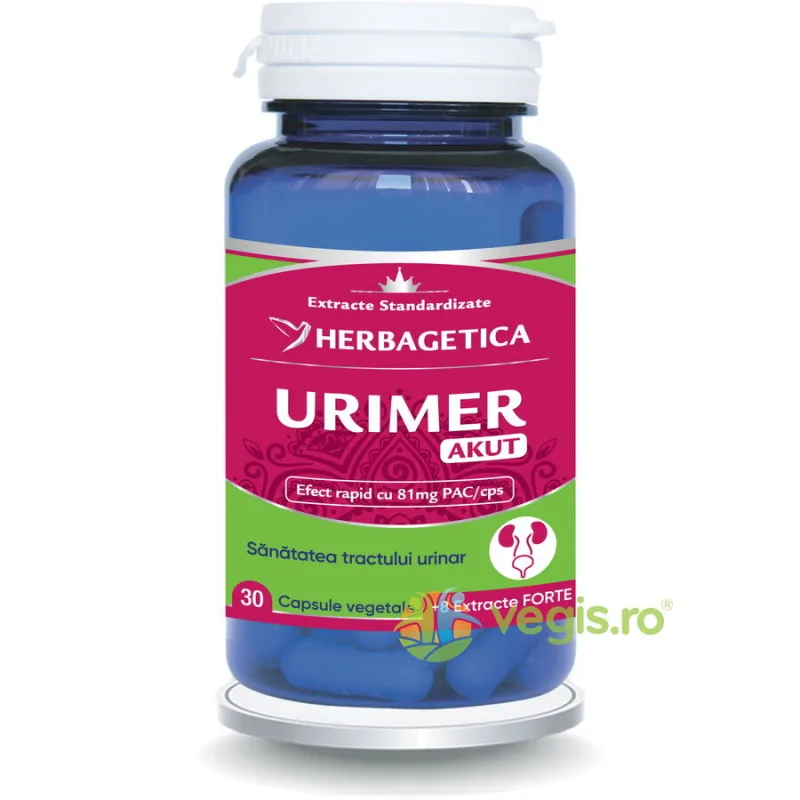 Urimer Akut 30cps HERBAGETICA — preț și oferte