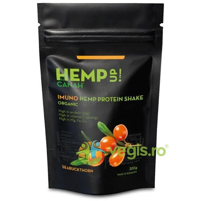 IMUNO Shake Proteic de Canepa si Catina Hemp Up Ecologic/Bio 300g Canah — preț și oferte