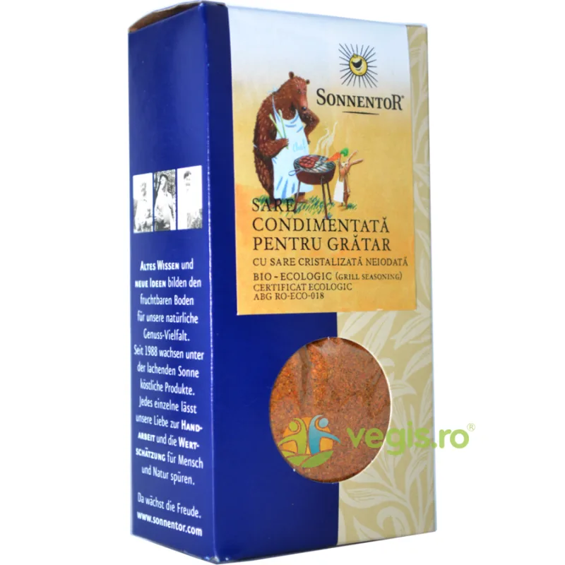 Sare Condimentata pentru Gratar Ecologica/Bio 100g SONNENTOR — preț și oferte
