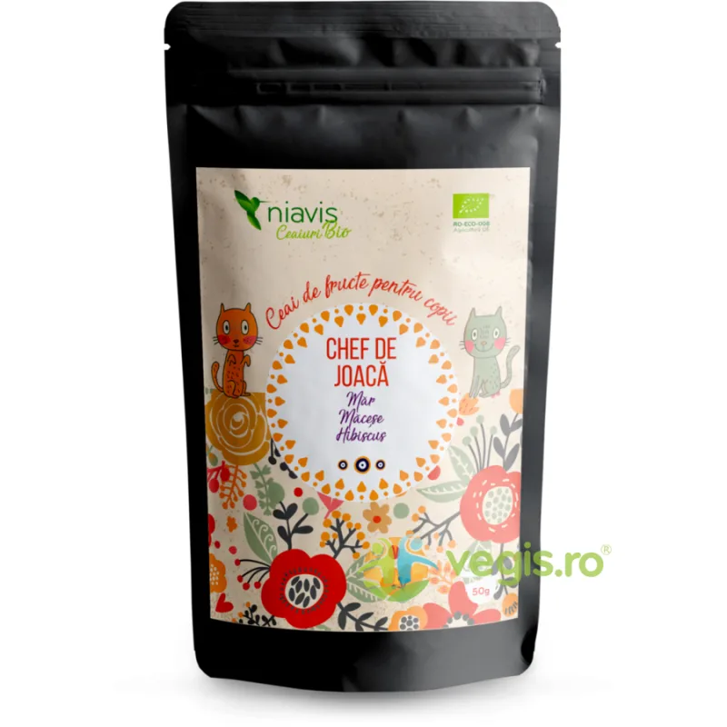 Ceai pentru Copii Chef de Joaca Ecologic/Bio 50g NIAVIS — preț și oferte