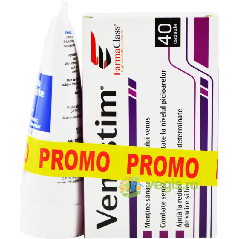 Venostim 40cps+Venostim Gel 100ml Farmaclass — preț și oferte