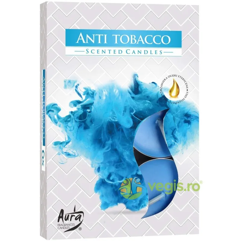 Set Lumanari Tip Pastila Aroma Anti-Tabac 6 buc. BISPOL — preț și oferte