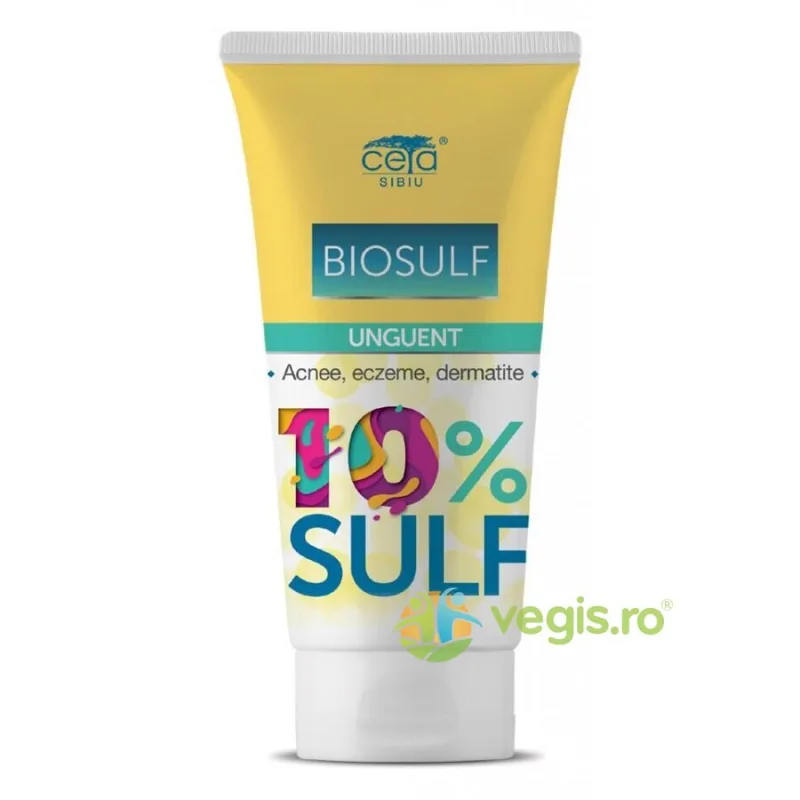 Biosulf Unguent cu Sulf 10% 50g Ceta Sibiu — preț și oferte