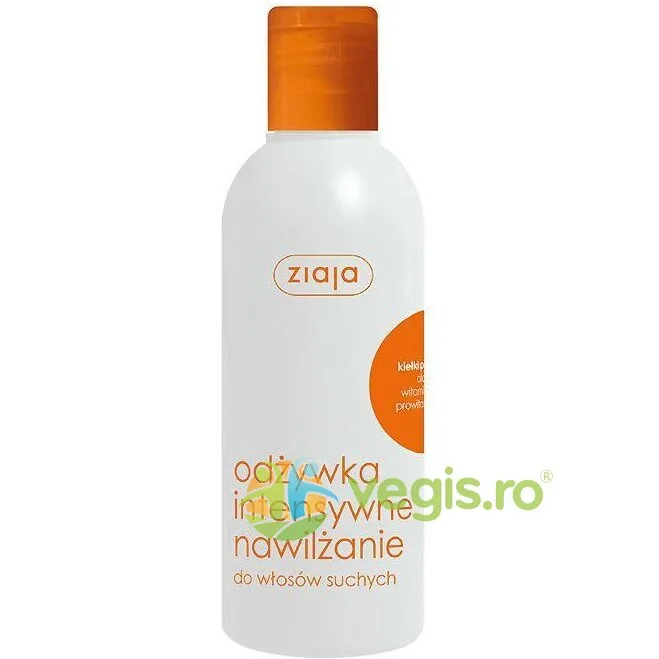 Balsam Intensiv Hidratant Pentru Par Uscat Cu Germeni De Grau - Fara Clatire 200ml ZIAJA — preț și oferte