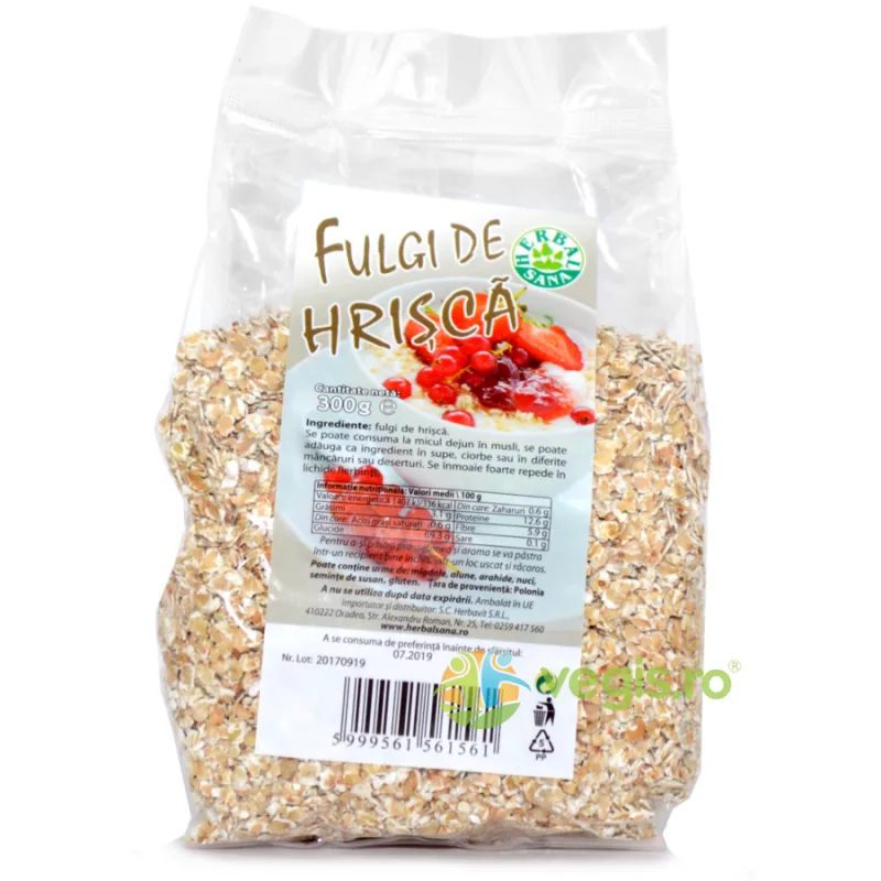 Fulgi De Hrisca 300g Herbavit — preț și oferte