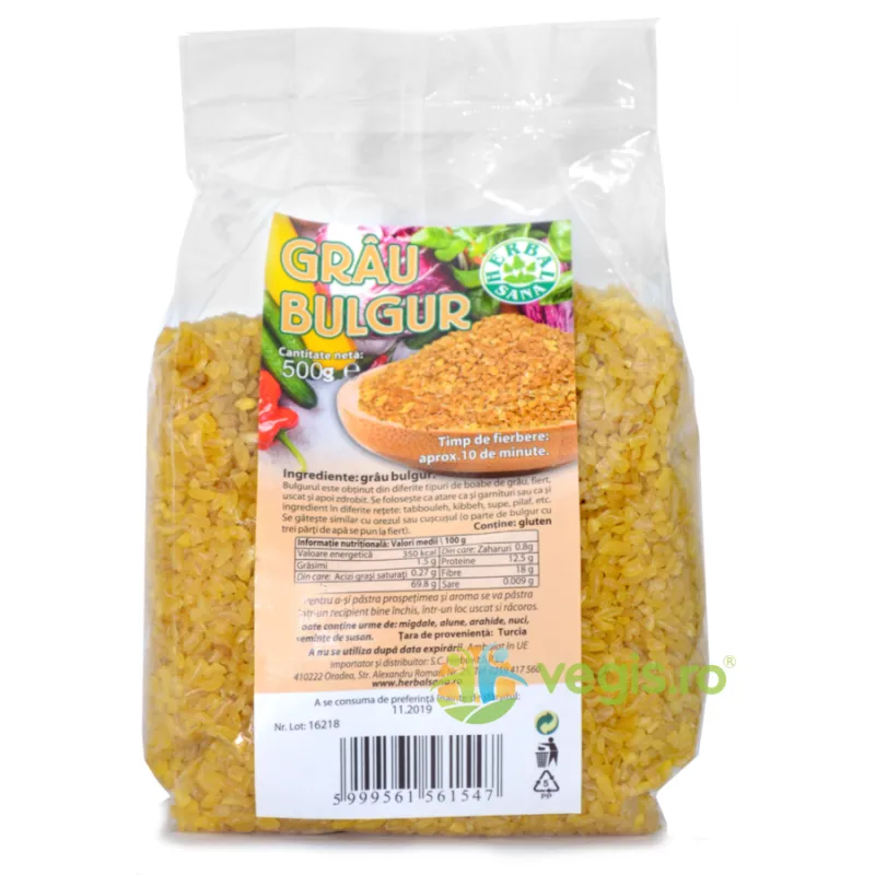Grau Bulgur 500g Herbavit — preț și oferte