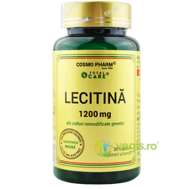 Lecitina 1200mg Total Care 30cps COSMO PHARM — preț și oferte