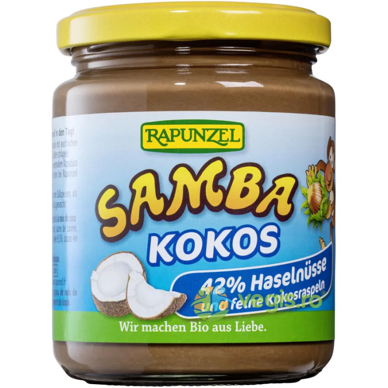 Gem (Crema) Samba cu Alune si Cocos Ecologica/Bio 250g Rapunzel — preț și oferte